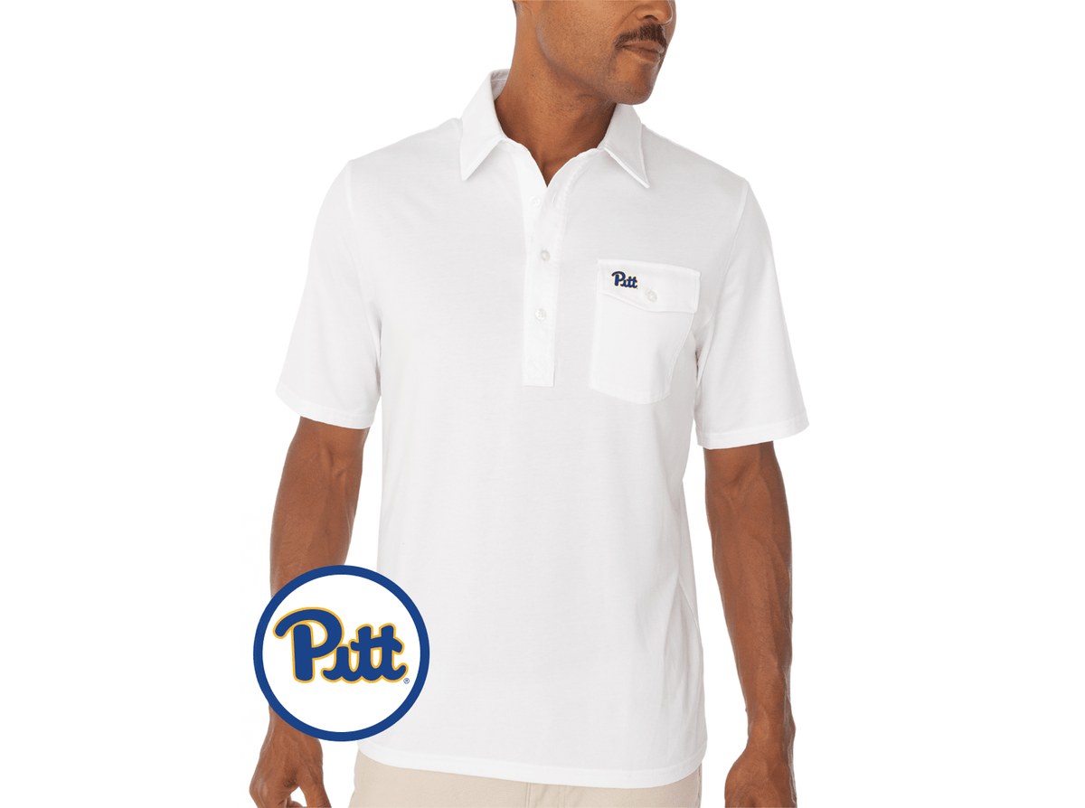 Criquet Pitt in Coach's Performance Players Shirt, Pitt, White, view 1