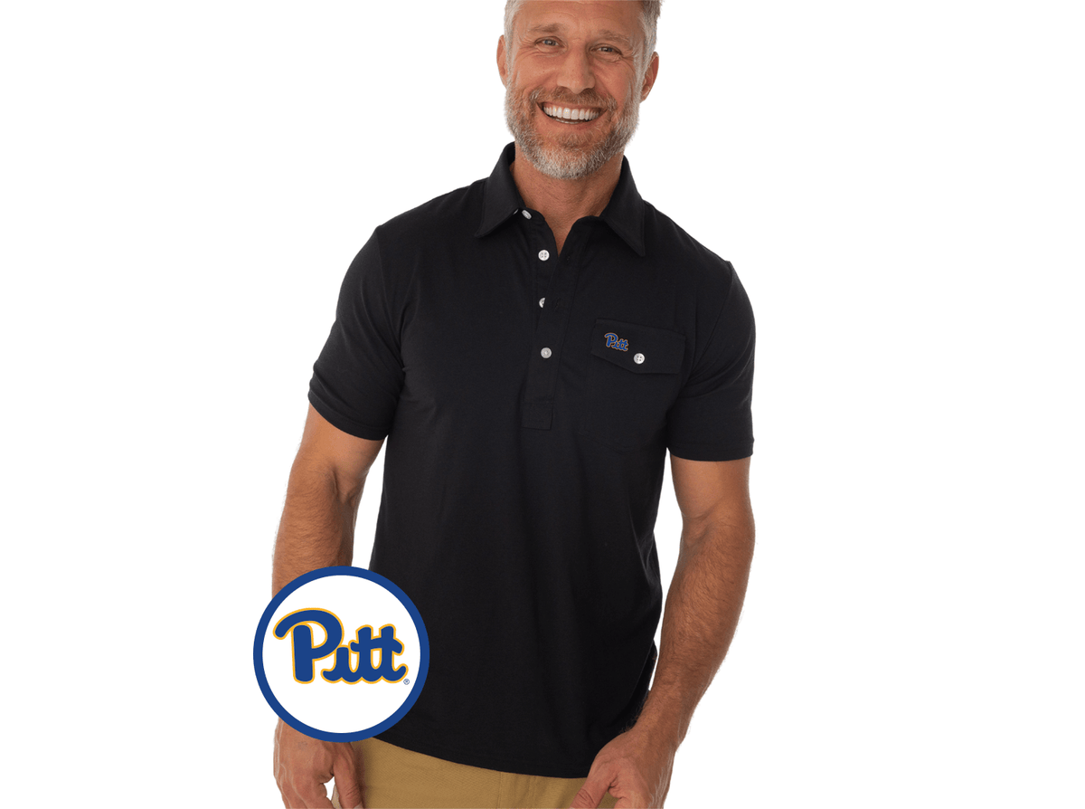 Criquet Pitt in Coach's Performance Players Shirt, Pitt, Black, view 1