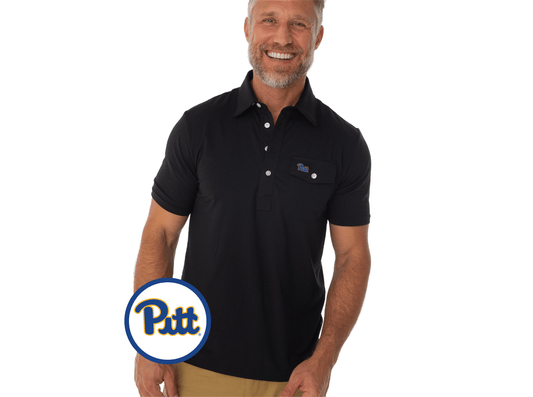 Criquet Pitt in Coach's Performance Players Shirt, Pitt, Black, view 1