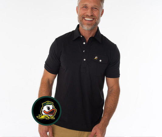 Criquet Oregon in Coach's Players Shirt, Duck, Black, view 1