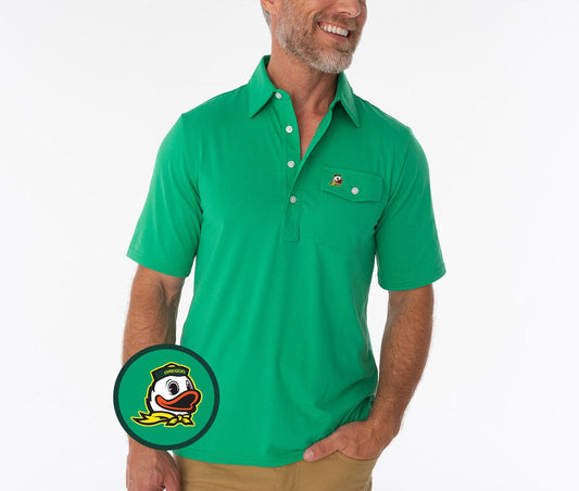 Criquet Oregon in Coach's Players Shirt, Duck, Green, view 1