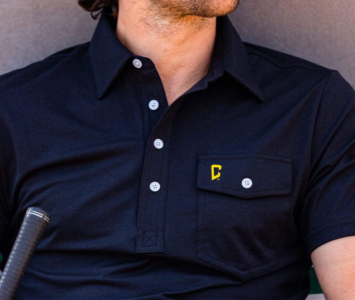 Criquet Columbus Crew in Coaches Players Shirt, C 96, Black, view 4