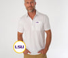 LSU - Coach's Players Shirt - LSU - White