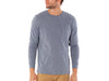 Cotton Slub Long Sleeve T-Shirt - Steel