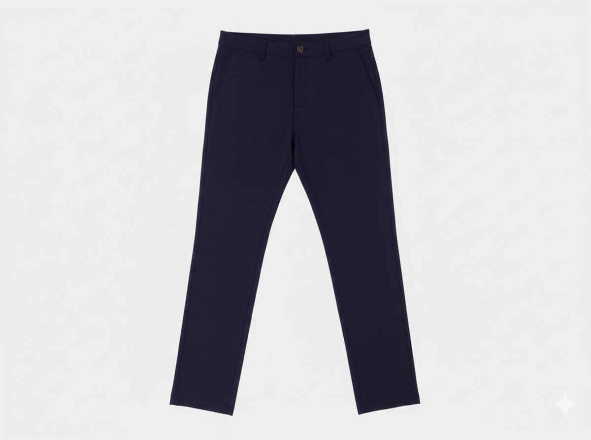 Criquet Anytime Pants in Navy, studio photo
