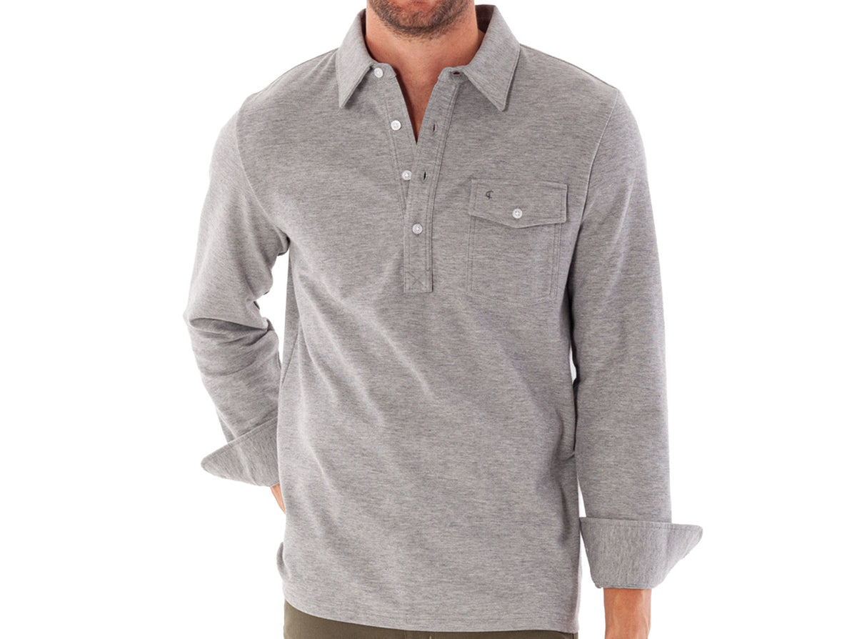 Long Sleeve Players Shirt - Heather Gray