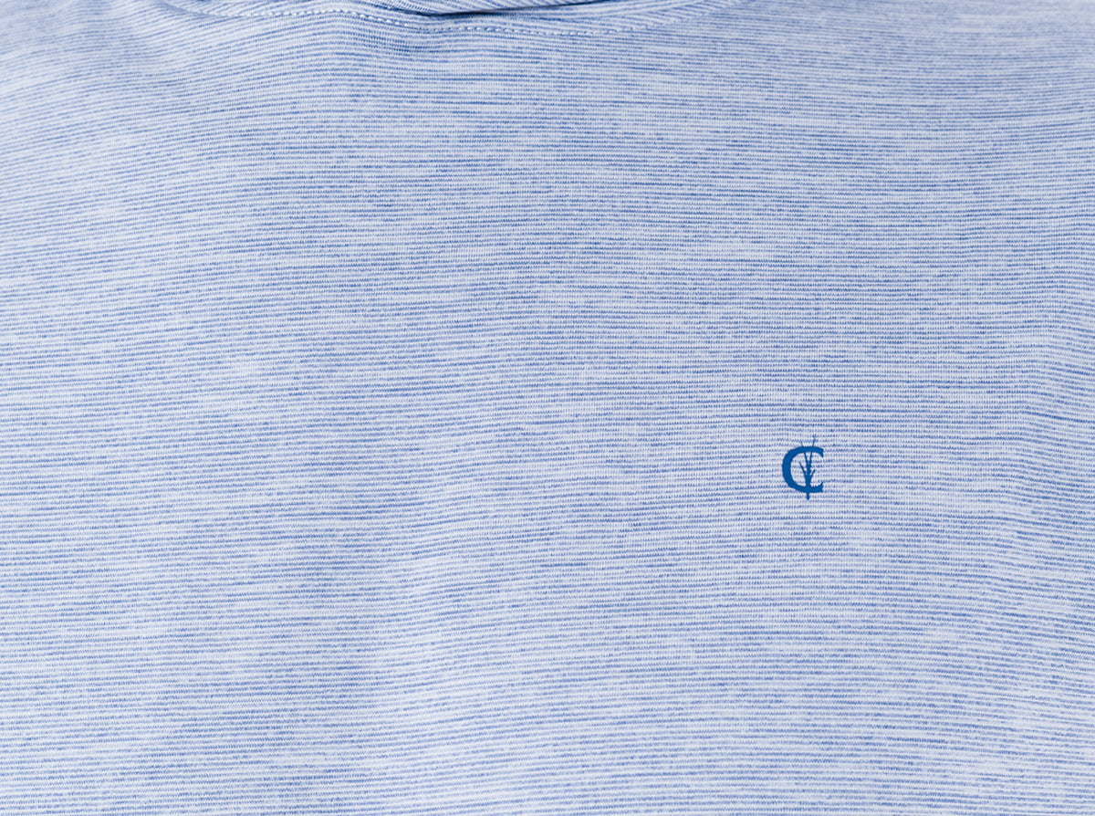 Criquet Performance Sport Hoodie in Light Blue, studio photo