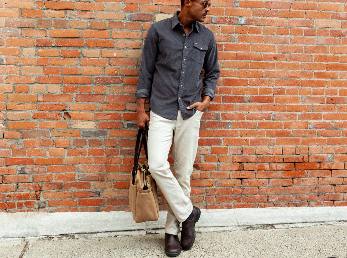 Criquet Comfort Canvas Pants in Granite, view 3