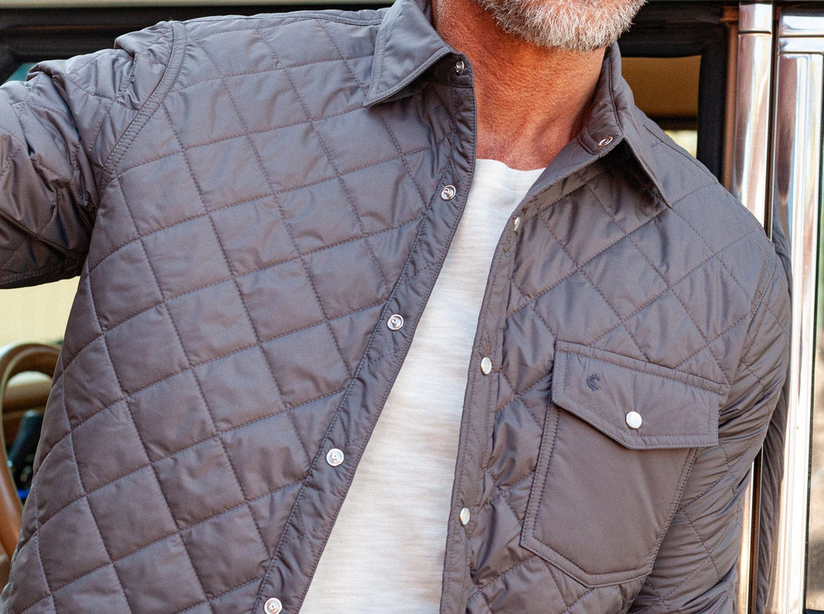 Criquet Quilted Shacket in Eiffel Tower, view 2