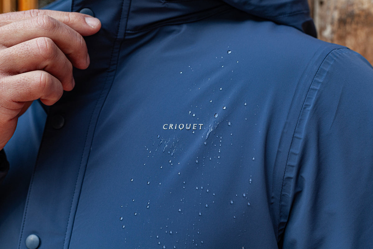 Criquet Watershed Rain Jacket in Navy, view 2