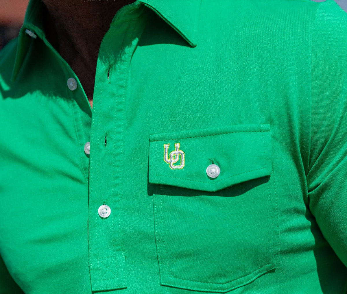 Criquet Oregon in Coach's Players Shirt, Interlock, Green, view 2