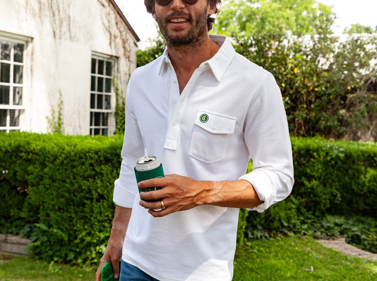 Criquet LONG SLEEVE PLAYERS CLUB in White, view 1