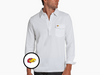 Kansas - Coach's Long Sleeve Players Shirt - Jay Head - White