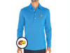 Kansas - Coach's Long Sleeve Range Polo - Jay Head - Blue