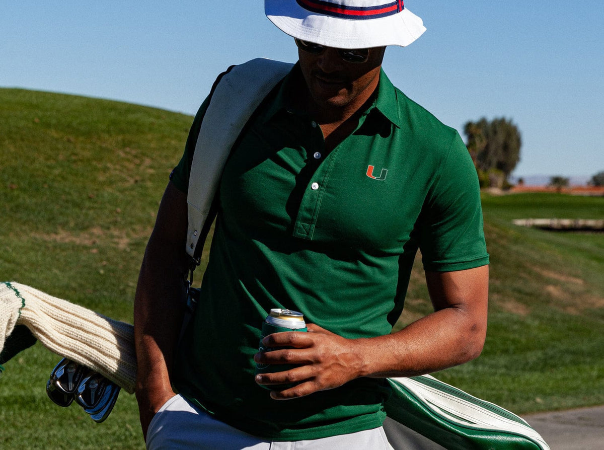 Criquet Miami Range Polo in U, Green, view 3