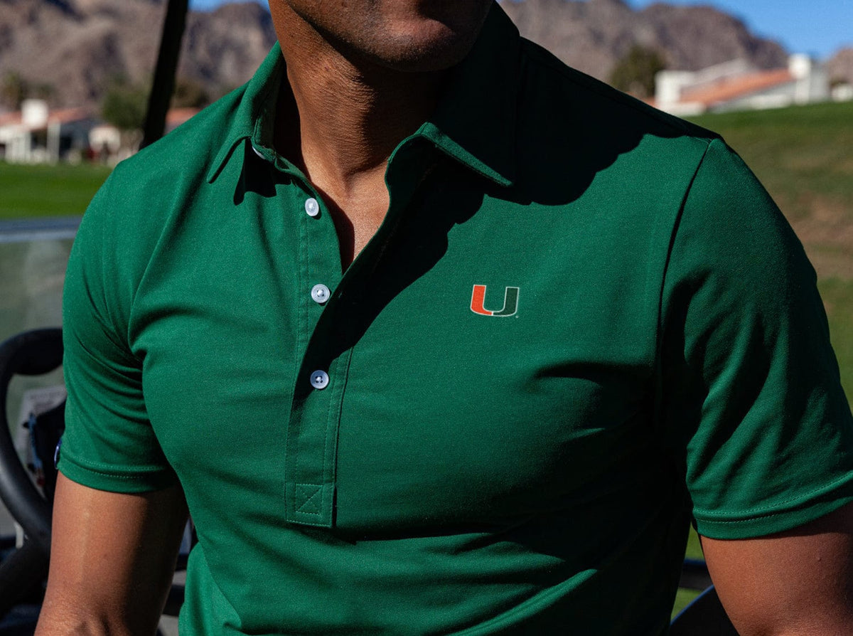 Criquet Miami Range Polo in U, Green, view 2