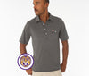 LSU - Coach's Players Shirt - Tiger - Heather Gray