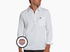 LSU - Coach's Long Sleeve Players Shirt - Tiger - White