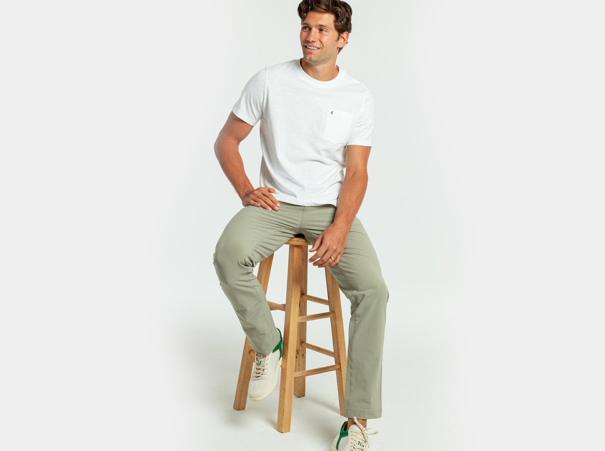 Criquet Anytime Pants in Sage, view 2