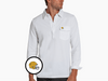 Notre Dame - Coach's Long Sleeve Players Shirt - Helmet - White