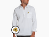 Notre Dame - Coach's Long Sleeve Players Shirt - Shamrock - White