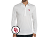 Oklahoma - Coach's Long Sleeve Range Polo - Interlock - White