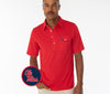 Ole Miss - Coach's Players Shirt - Ole Miss Stack - Red