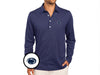 Penn State - Coach's Long Sleeve Range Polo - Lion Icon - Navy