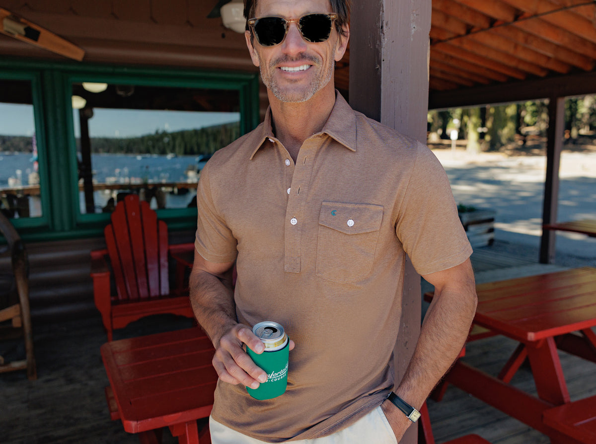 Criquet Performance Players Shirt in Oregon Trails, view 3