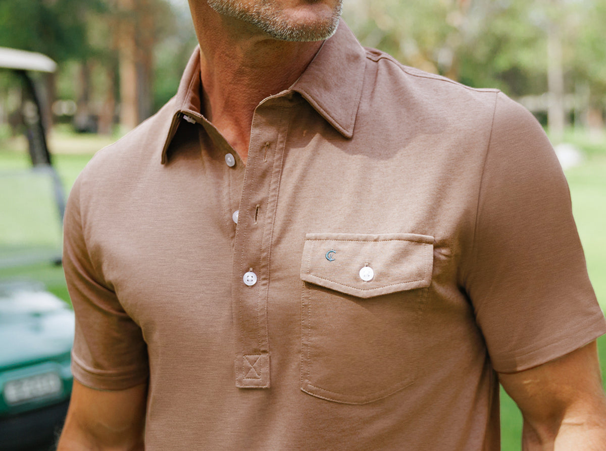 Criquet Performance Players Shirt in Oregon Trails, view 5