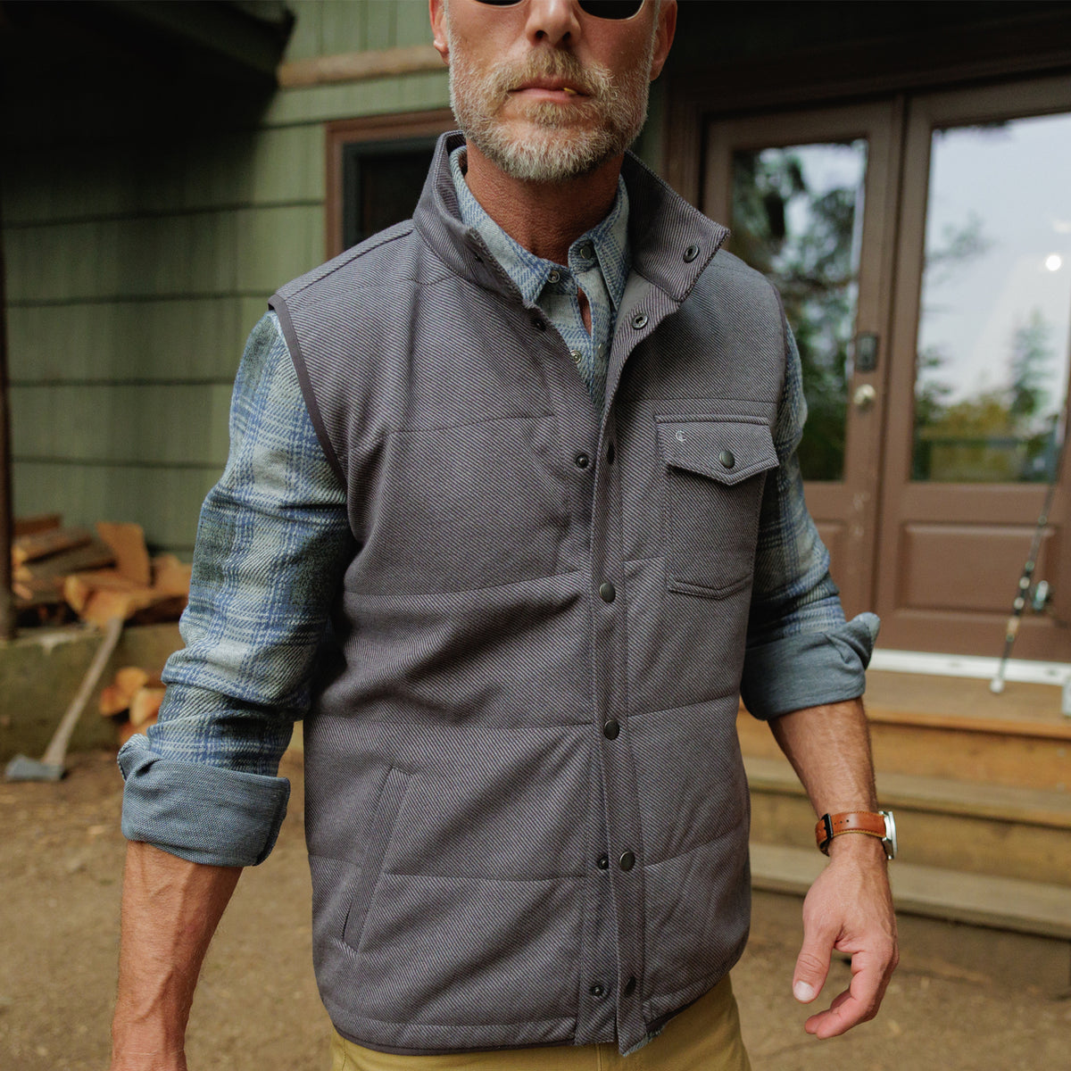 Chill-Knit Vest - Charcoal