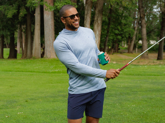 Criquet Performance Sport Hoodie in Light Blue, view 1