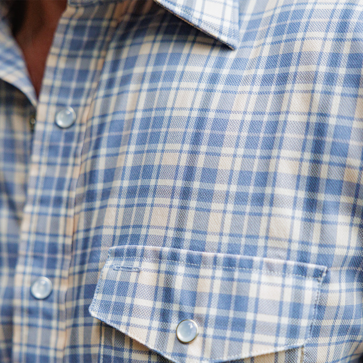 Performance Pearl Snap Button Down - Daybreak Plaid