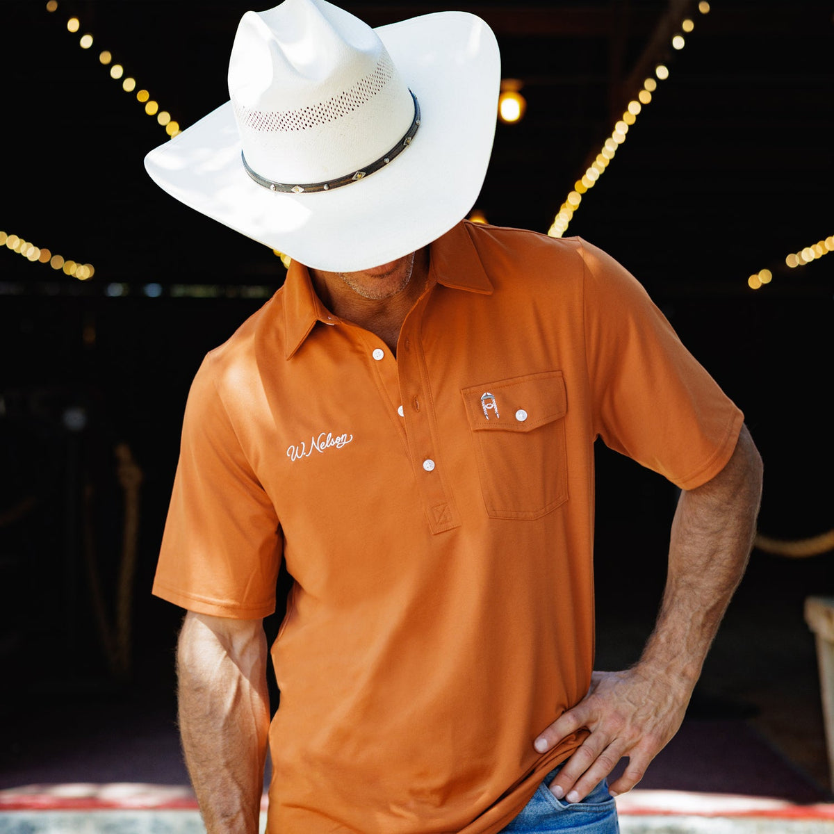 The Coach Nelson Players Shirt - Burnt Orange