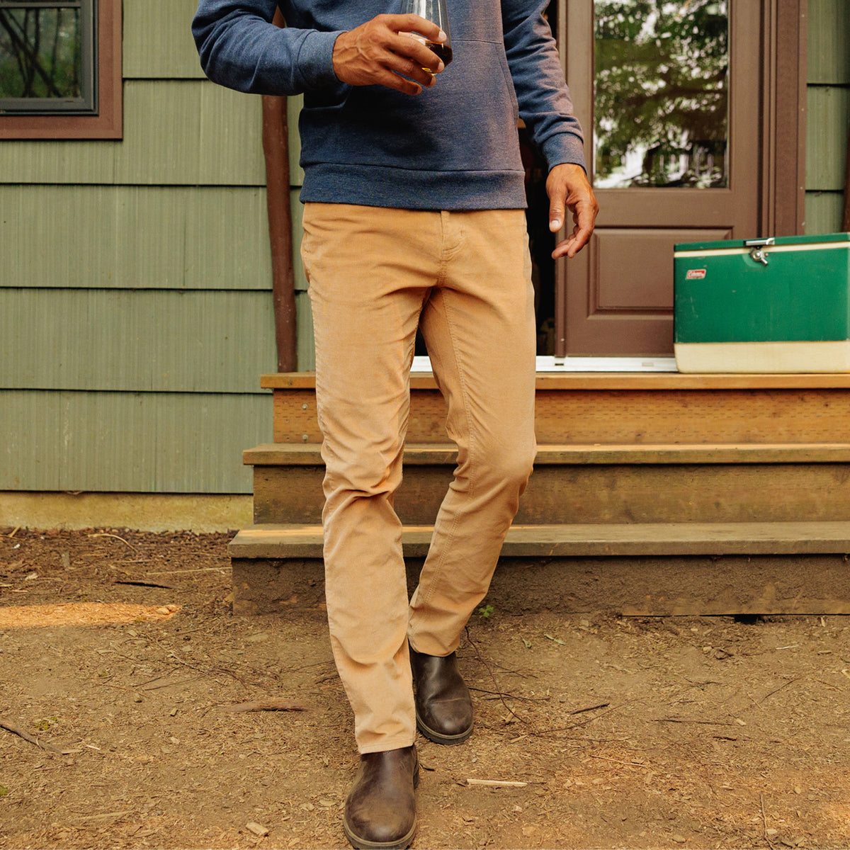 Comfort Corduroy Pant - Khaki