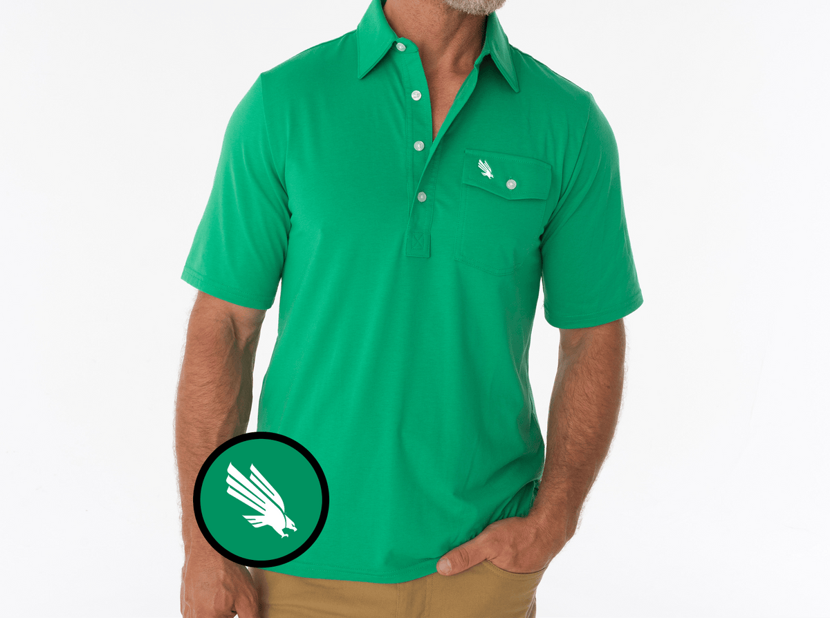 Criquet North Texas Coaches Players Shirt in Eagle, Golf Green, view 1