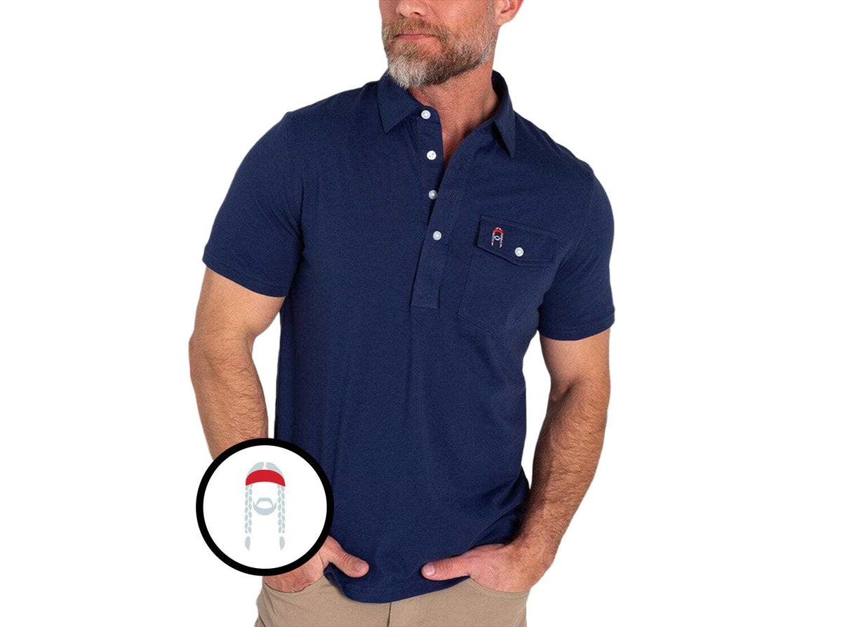 Criquet Willie Nelson Players Shirt The Icon in Navy, view 1