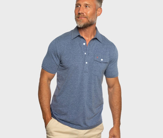 Criquet Performance Players Shirt in Midnight, view 1
