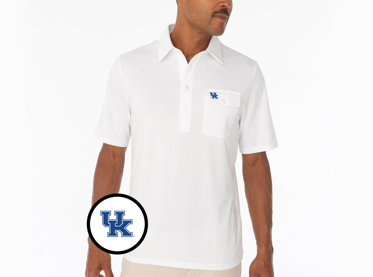 Criquet Kentucky in Coaches Players Shirt, Interlock, White, view 1