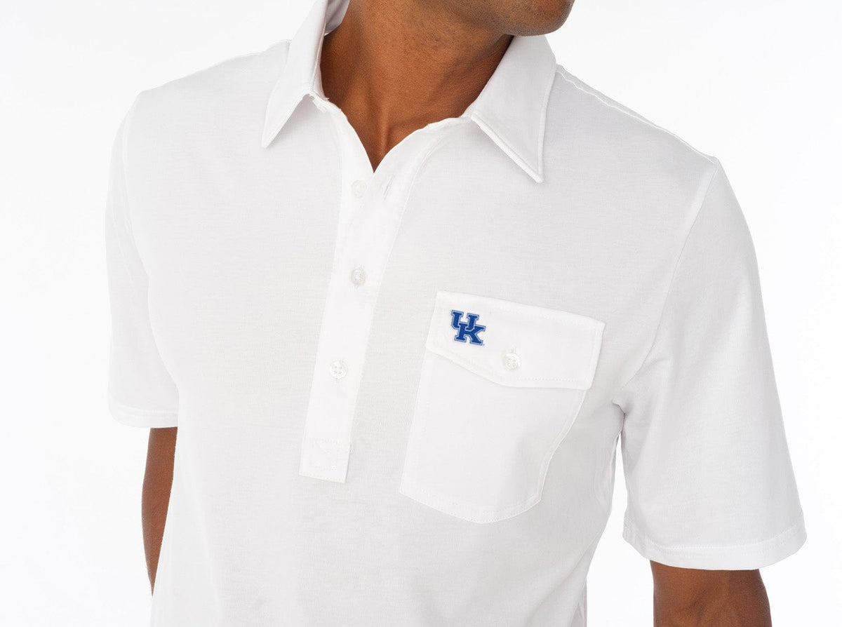 Criquet Kentucky in Coaches Players Shirt, Interlock, White, view 2