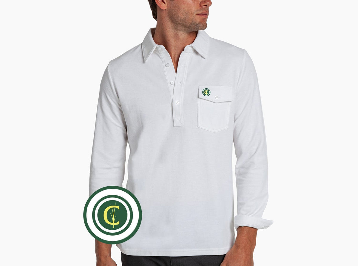 Criquet LONG SLEEVE PLAYERS CLUB in White, view 2