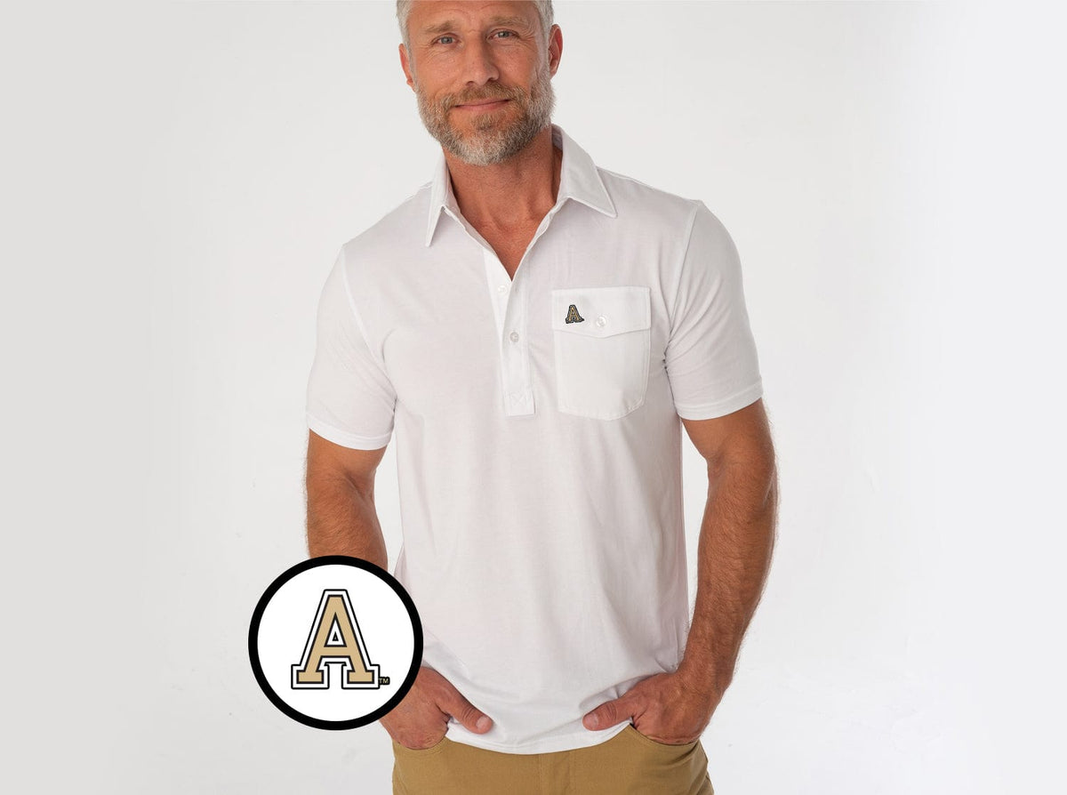 Criquet Army in Coach's Performance Players Shirt, A Mark, White, view 1