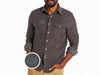 Florida - Corduroy Pearl Snap - Albert - Charcoal