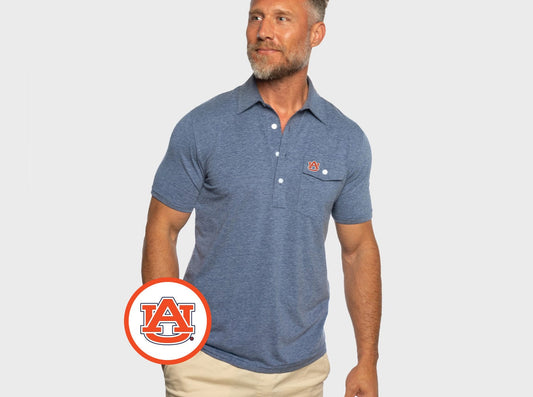 Criquet Auburn in University, Coach's Performance Players Shirt, Interlock, Midnight, view 1