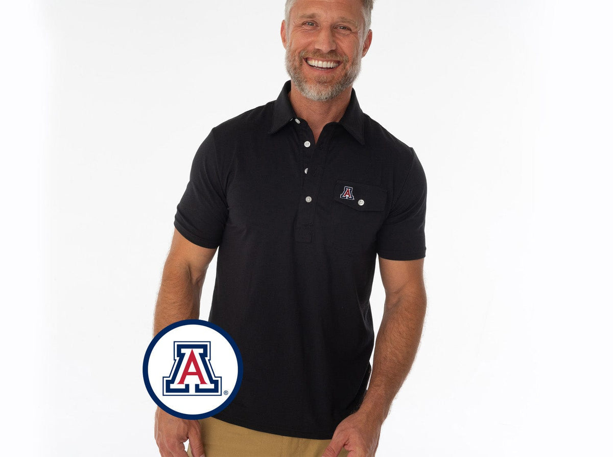 Criquet Arizona in Coach's Performance Players Shirt, A Mark, Black, view 1