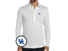 Kentucky - Coach's Long Sleeve Range Polo - Interlock - White